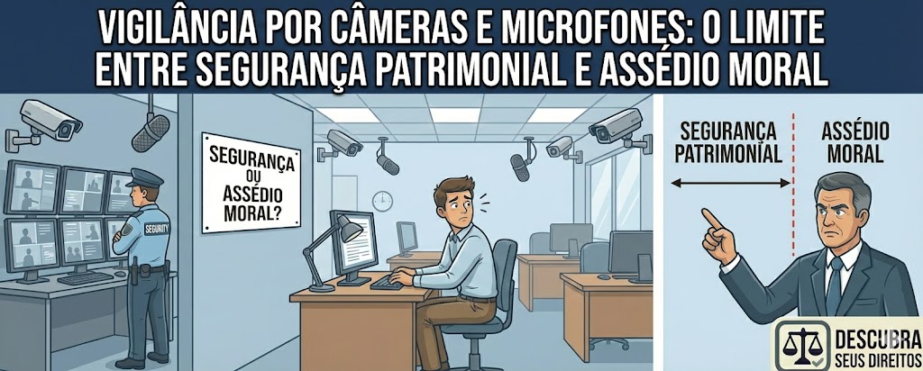 Vigilância por Câmeras e Microfones: onde termina a segurança e começa o assédio moral