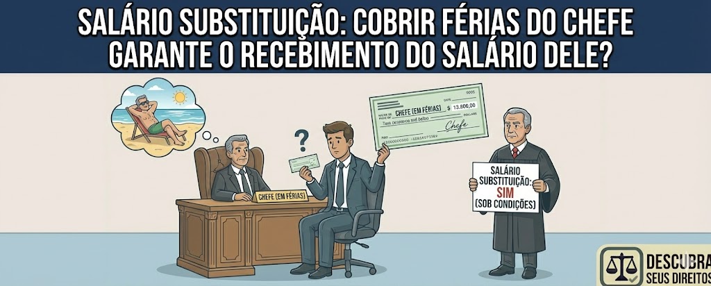 Salário-Substituição: cobrir as férias do chefe garante o recebimento do salário dele?