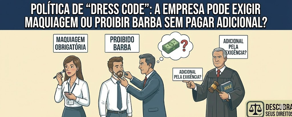 Política de “Dress Code”: a empresa pode exigir maquiagem ou proibir barba sem pagar adicional?