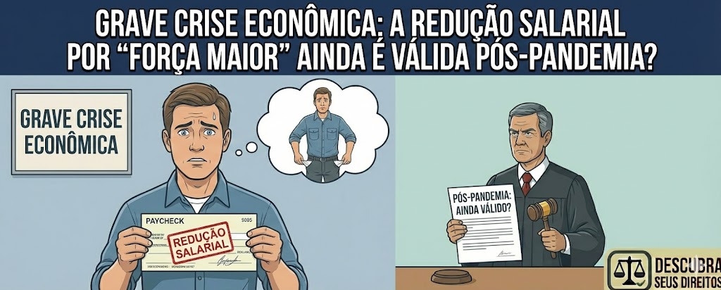 Grave Crise Econômica: a redução salarial por “força maior” ainda é válida no pós-pandemia?