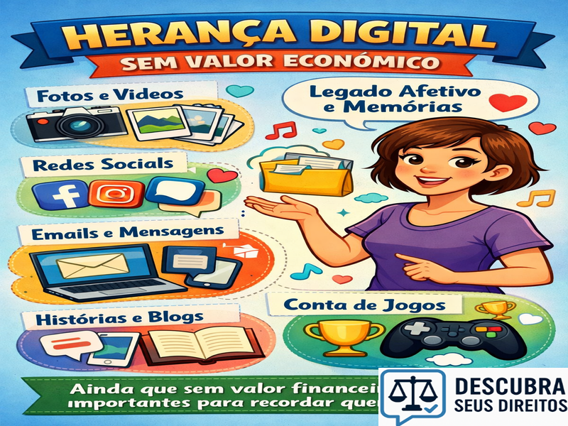 Herança digital sem valor econômico