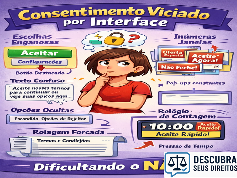 Consentimento viciado por interface