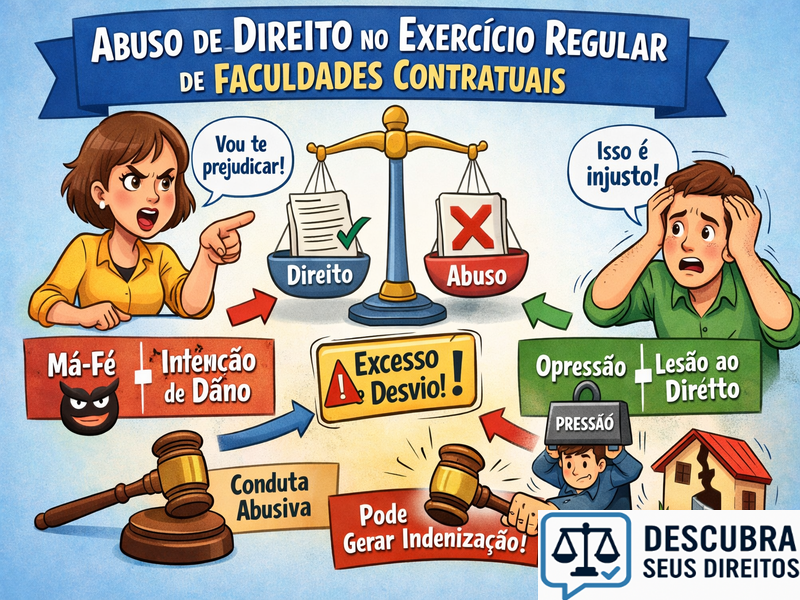 Abuso de direito no exercício regular de faculdades contratuais