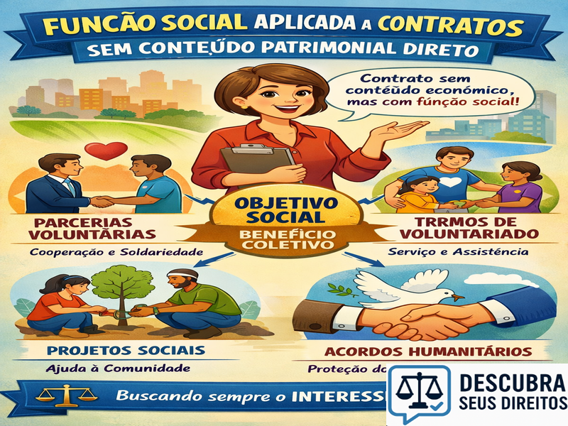 Função social aplicada a contratos sem conteúdo patrimonial direto