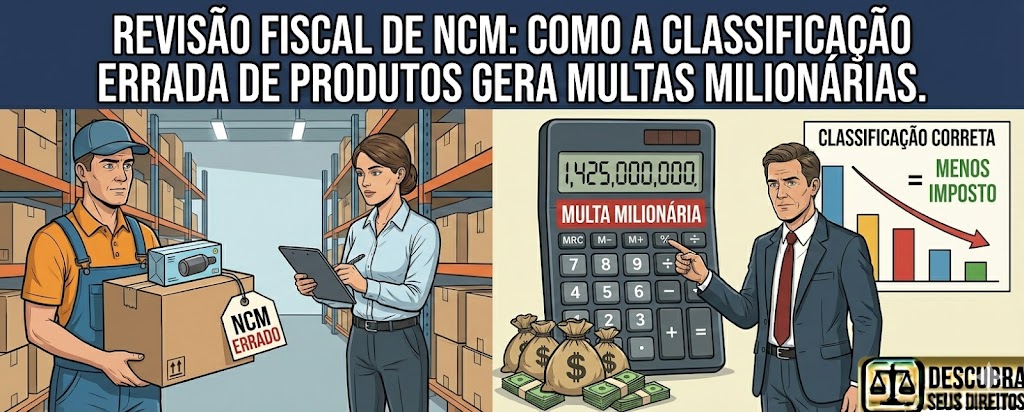 Revisão Fiscal de NCM: como a classificação errada de produtos gera multas milionárias