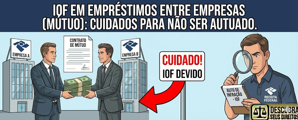 IOF em Empréstimos entre Empresas (Mútuo): cuidados para não ser autuado