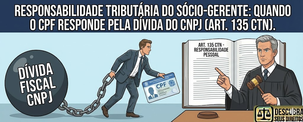 Responsabilidade Tributária do Sócio-Gerente: quando o CPF responde pela dívida do CNPJ