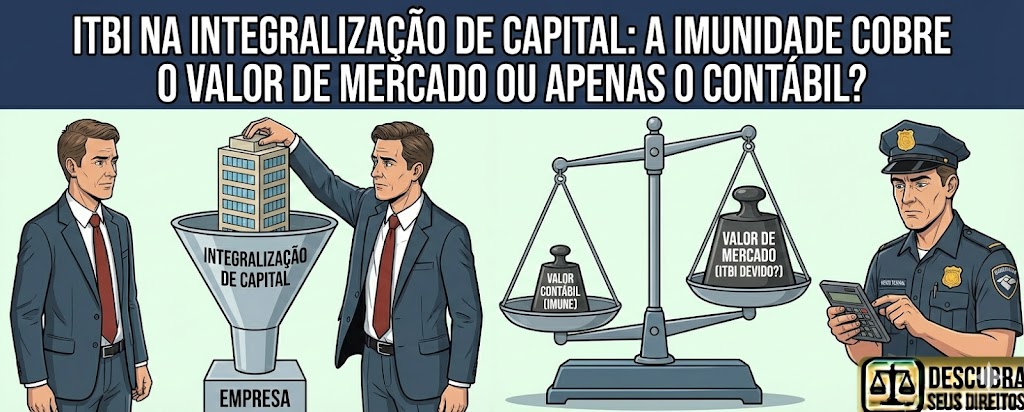 ITBI na Integralização de Capital: a imunidade cobre o valor de mercado ou apenas o contábil?