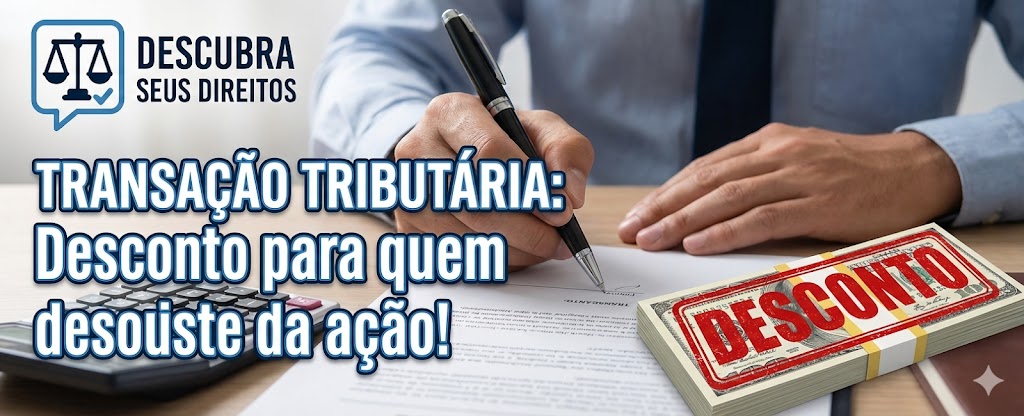 Transação Tributária Federal: quando vale a pena desistir da ação para obter descontos