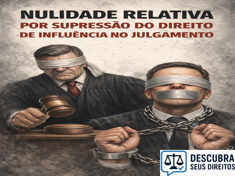 Nulidade relativa por supressão do direito de influência no julgamento