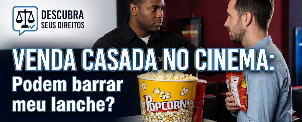 Venda Casada em Cinemas: a proibição de barrar alimentos de fora é absoluta?