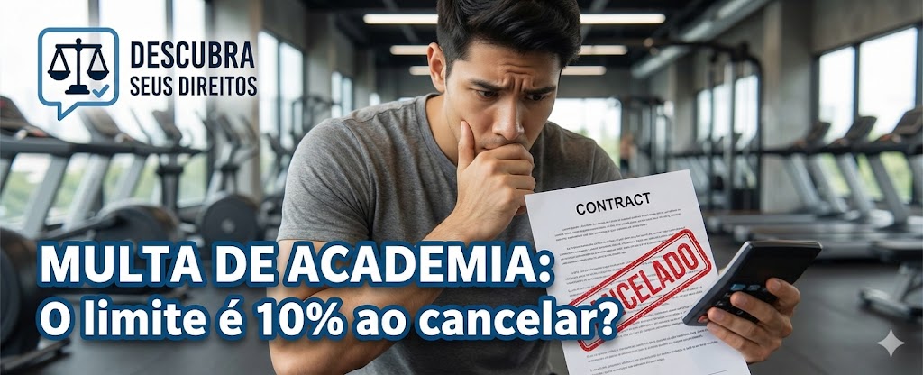 Academia e Multa de Cancelamento: o limite legal de 10% sobre as parcelas restantes