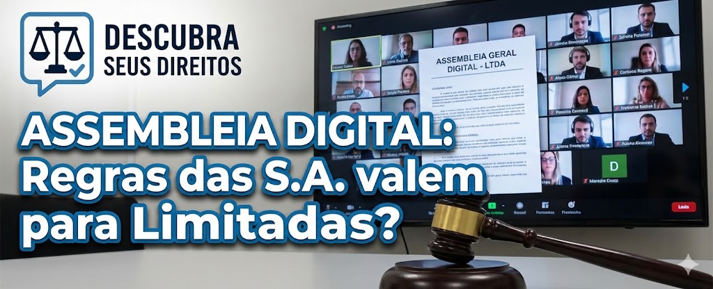 Assembleia de Sócios Digital: regras da Lei das S.A. aplicadas às sociedades limitadas