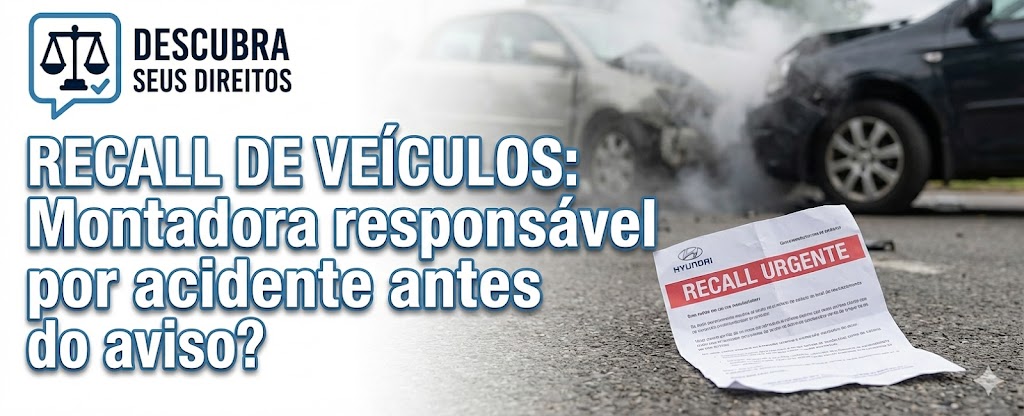Recall de Veículos: a montadora responde se o acidente ocorrer antes do aviso?