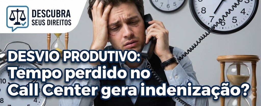 Teoria do Desvio Produtivo: indenização pelo tempo perdido no call center