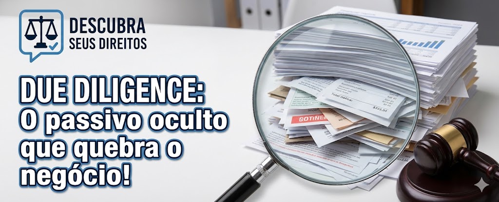Due Diligence na Compra de Empresas: o passivo oculto que quebra o negócio