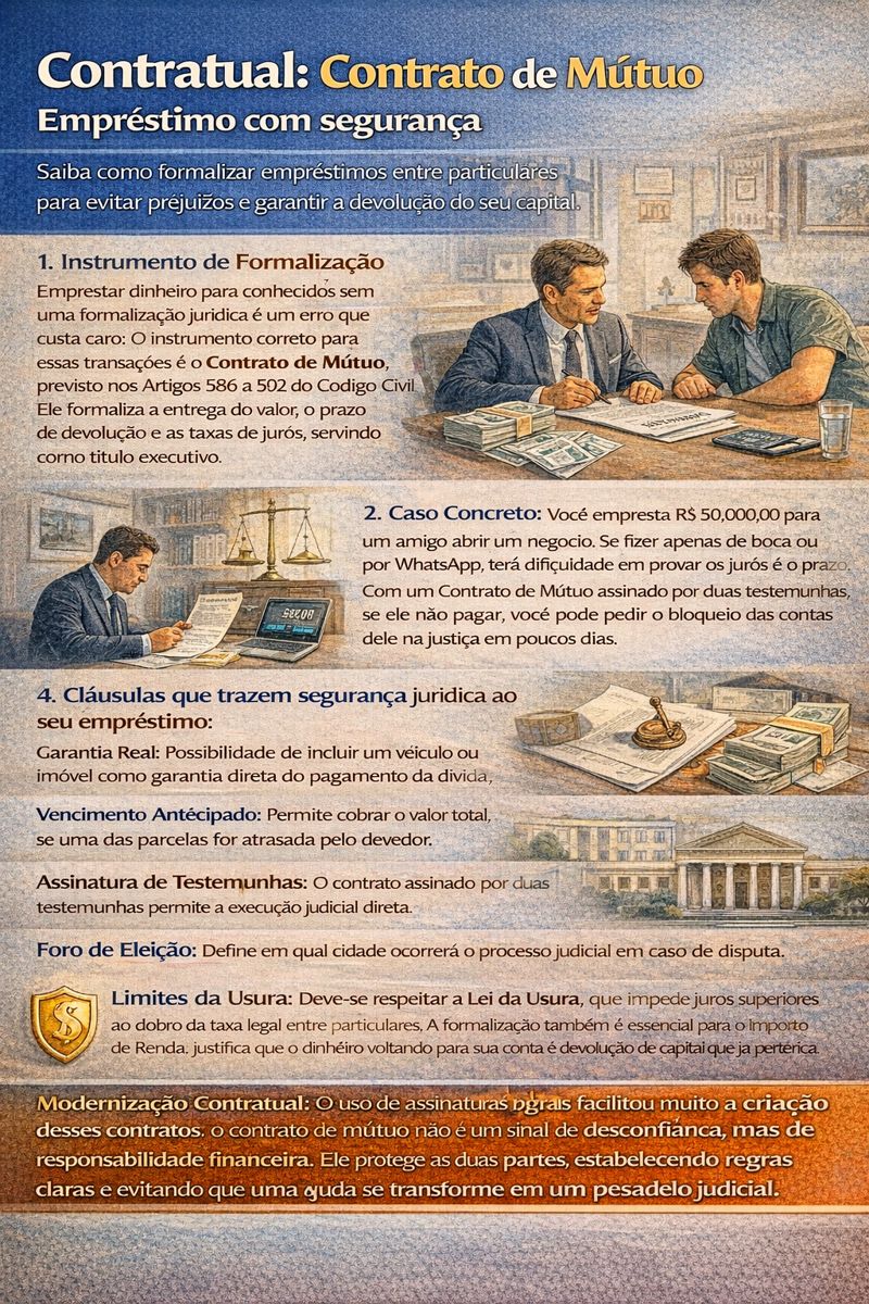 Contrato de Mútuo - Empréstimo com segurança