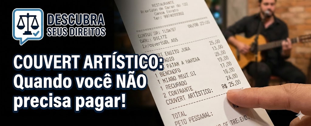 Couvert Artístico: quando o consumidor pode se recusar a pagar