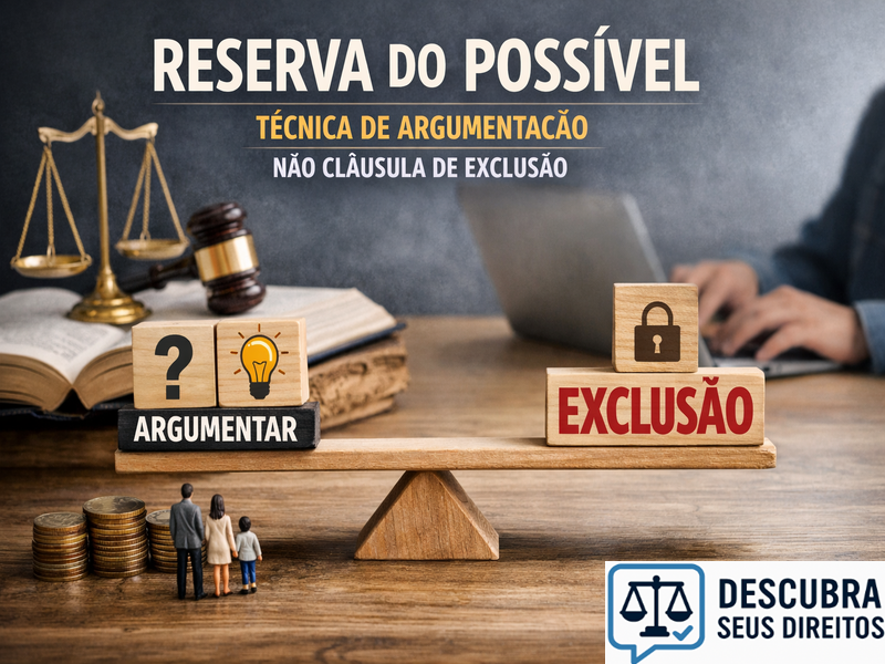 Reserva do possível como técnica de argumentação e não como cláusula de exclusão