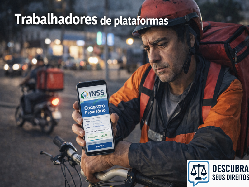 Trabalhadores de plataformas