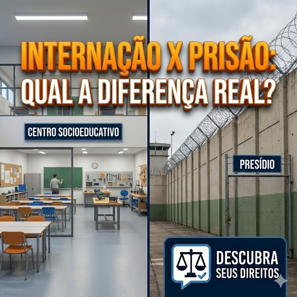 Ato Infracional e Medida Socioeducativa: a diferença real entre internar e prender