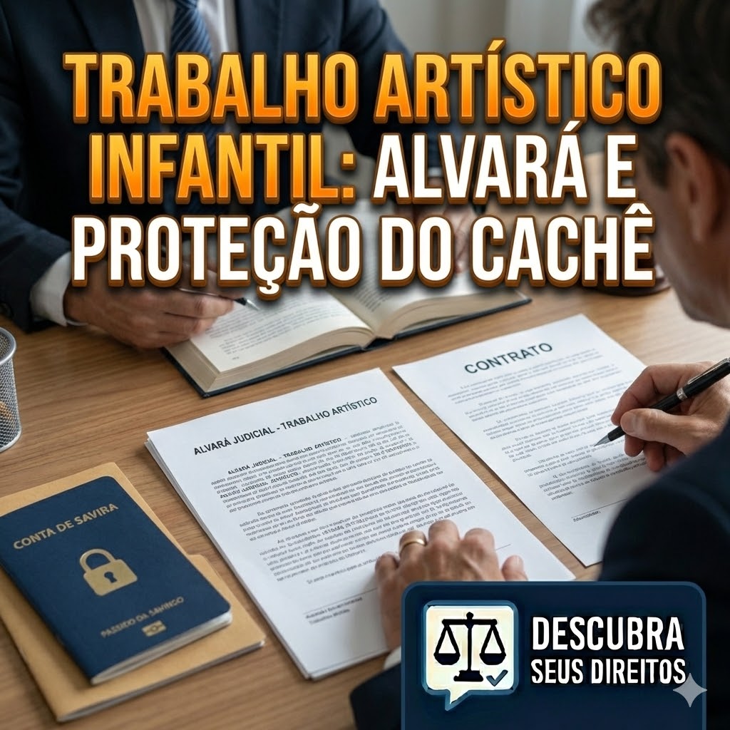 Trabalho Artístico Infantil: alvará judicial e a proteção do cachê em conta poupança