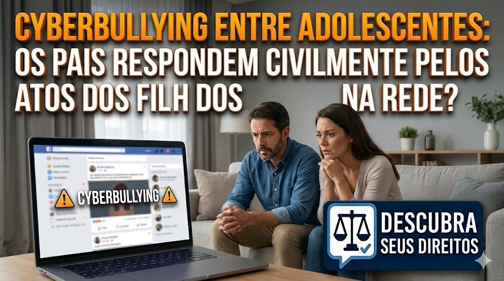 Cyberbullying entre Adolescentes: os pais respondem civilmente pelos atos dos filhos na rede?