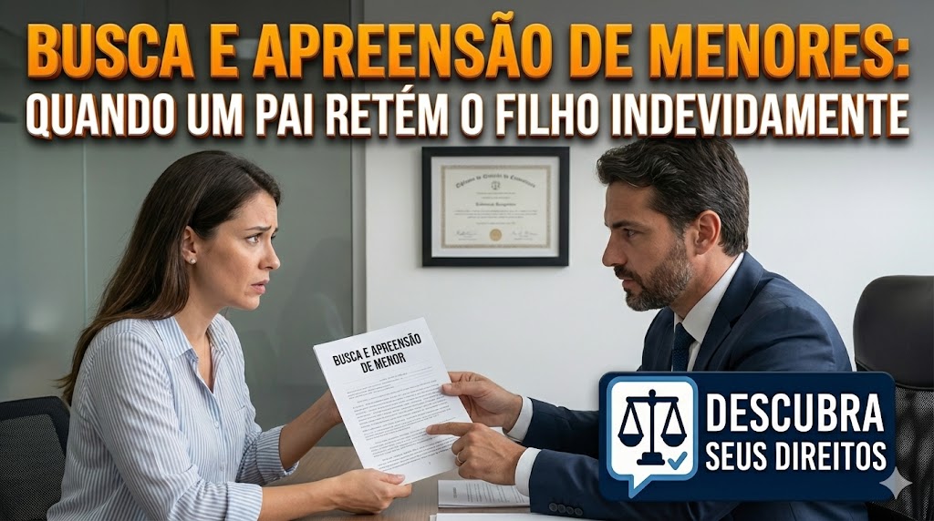 Busca e Apreensão de Menores: quando um pai retém o filho indevidamente