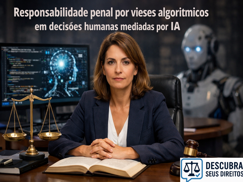 Responsabilidade penal por vieses algorítmicos em decisões humanas mediadas por IA