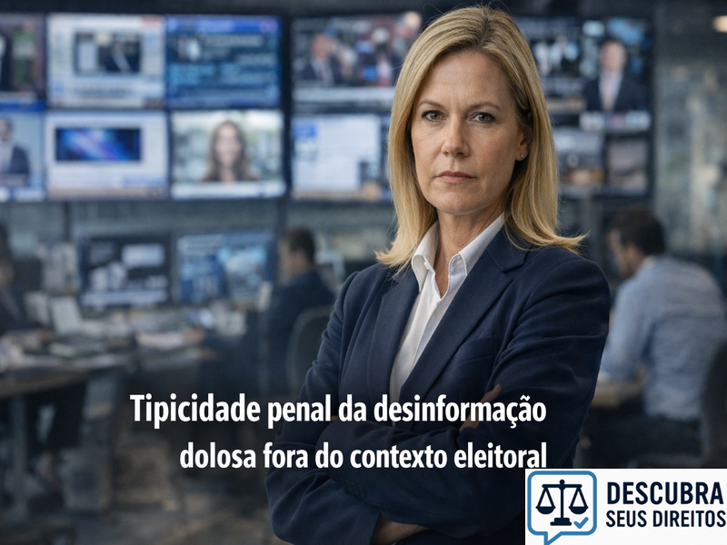 Tipicidade penal da desinformação dolosa fora do contexto eleitoral