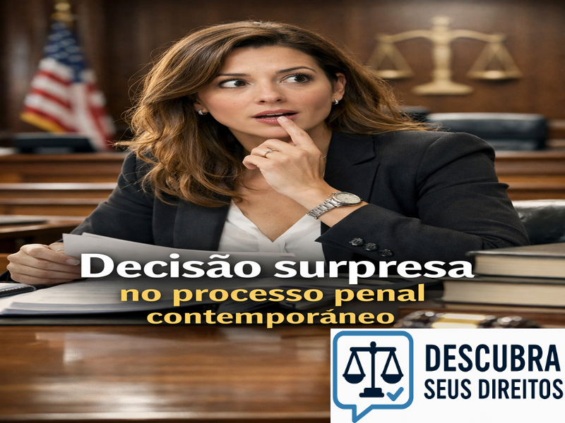Decisão surpresa no processo penal contemporâneo