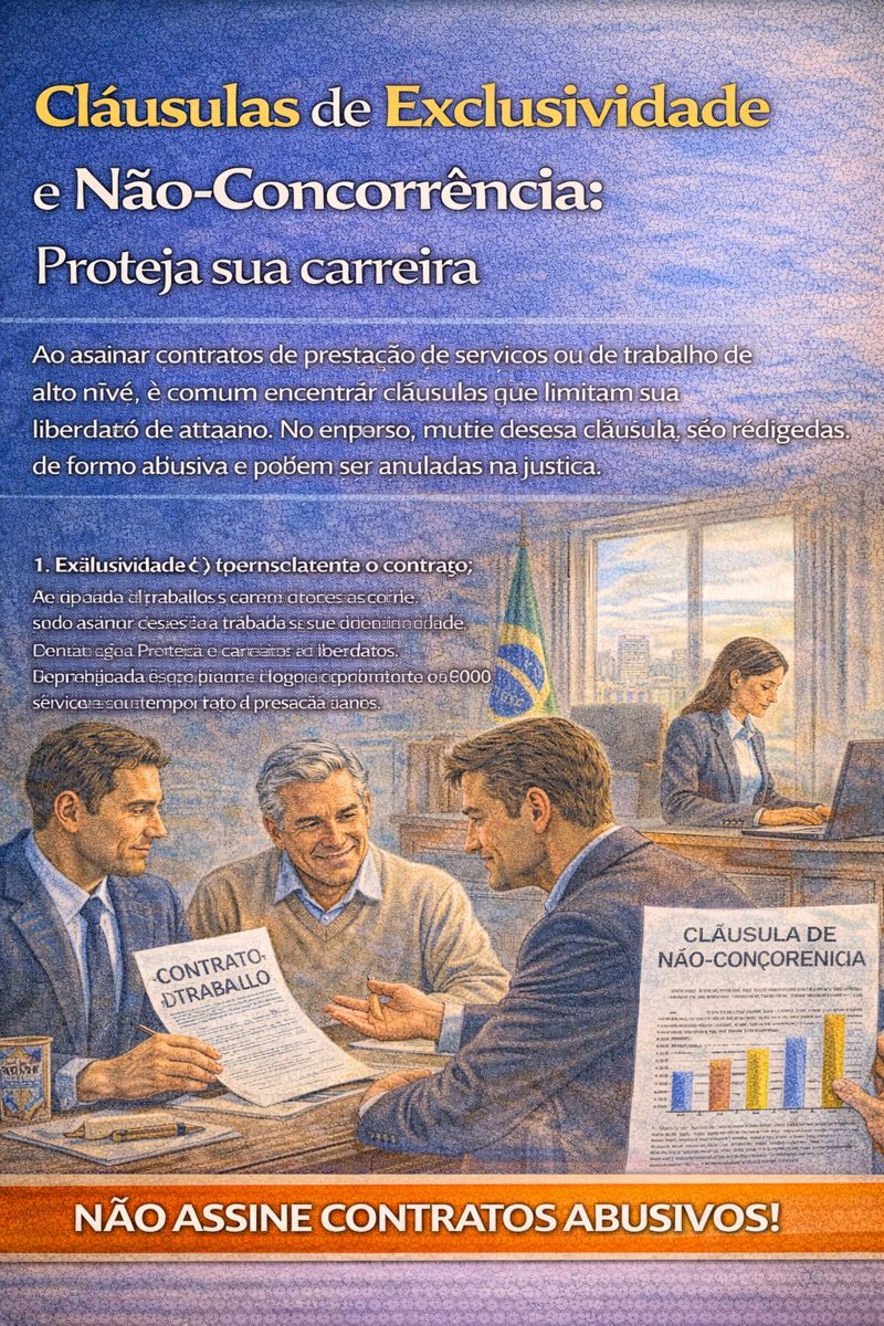 Cláusulas de Exclusividade e Não-Concorrência: Proteja sua carreira