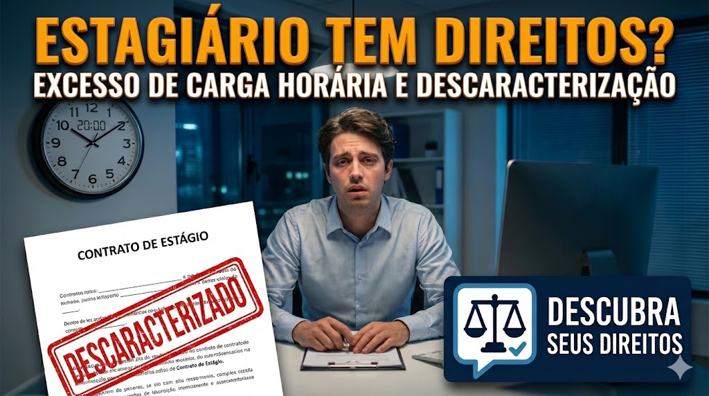 Estagiário tem direitos? A descaracterização do contrato por excesso de carga horária