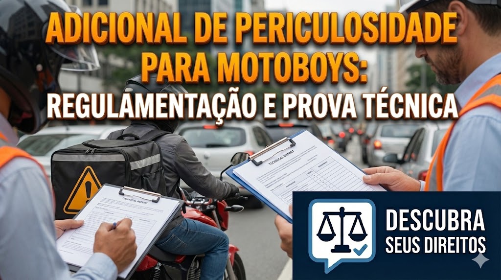 Adicional de Periculosidade para Motoboys: a regulamentação atual e a prova técnica