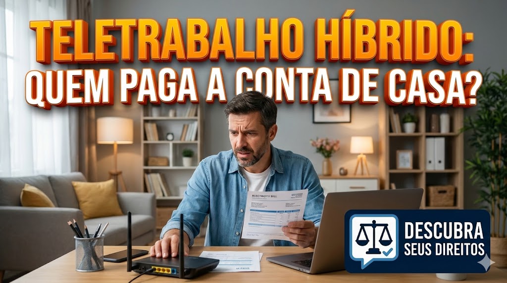 Teletrabalho Híbrido: quem paga a internet e a energia nos dias de casa?