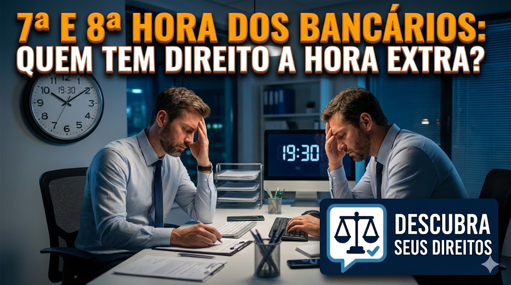 Sétima e Oitava Hora dos Bancários: quem tem direito a receber como hora extra?
