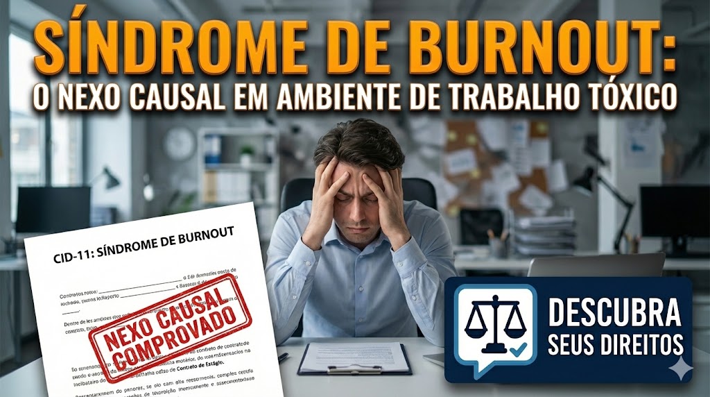 Síndrome de Burnout (CID-11): o nexo causal quando a empresa nega o ambiente tóxico