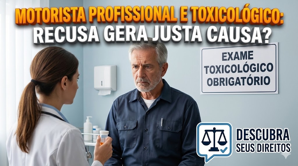 Motorista Profissional e Exame Toxicológico: a recusa gera demissão por justa causa imediata?