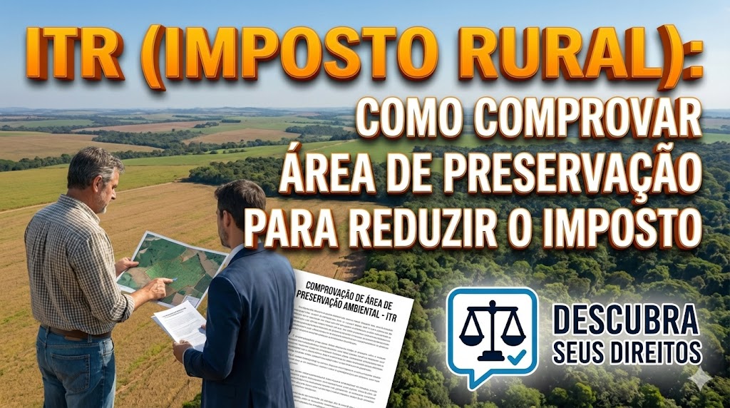 ITR (Imposto Territorial Rural): como comprovar área de preservação ambiental para reduzir o imposto