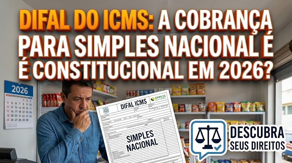 DIFAL do ICMS: a cobrança para empresas do Simples Nacional é constitucional em 2026?