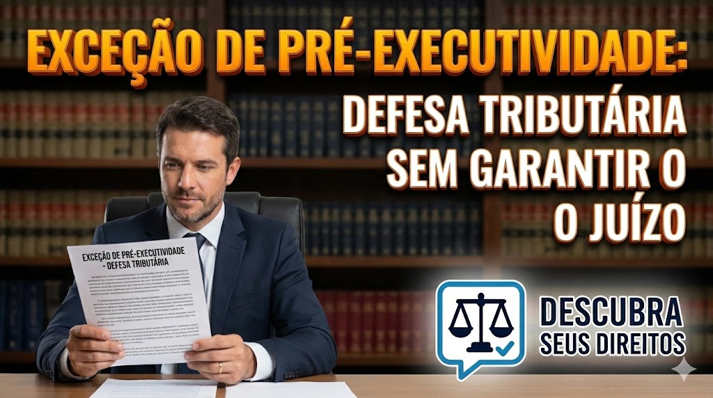 Exceção de Pré-Executividade: a defesa tributária sem precisar garantir o juízo