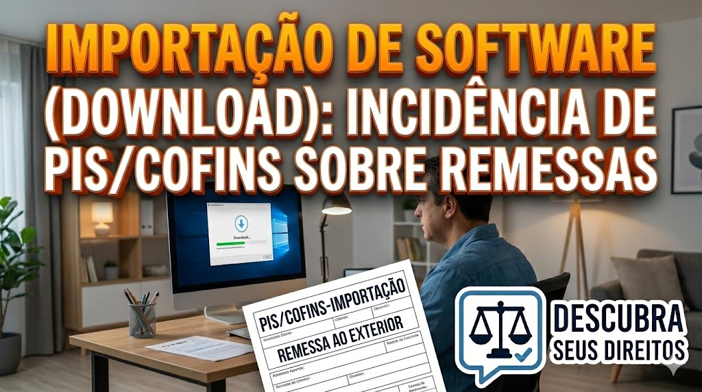 Importação de Software por Download: incide PIS/COFINS-Importação sobre remessas ao exterior?
