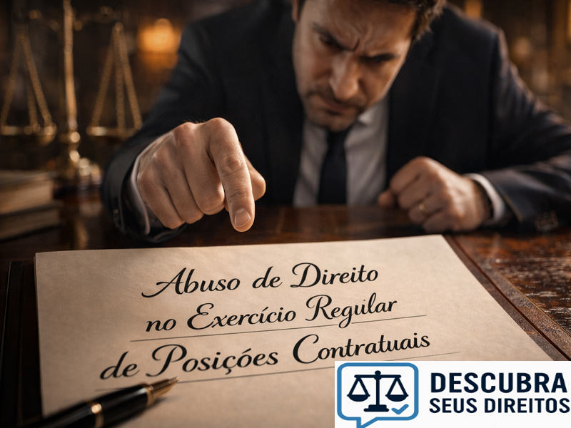 Abuso de direito no exercício regular de posições contratuais