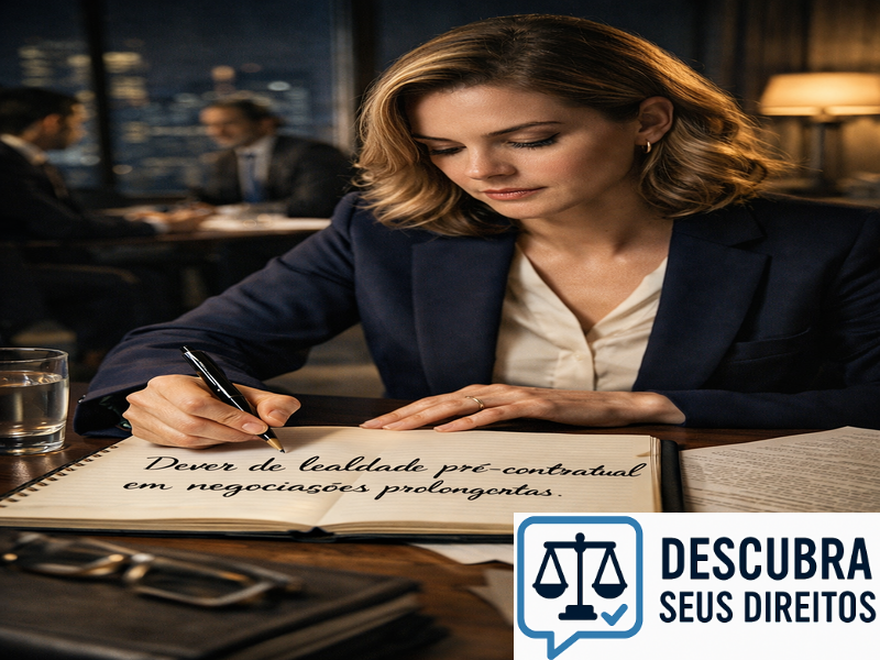 Dever de lealdade pré-contratual em negociações prolongadas