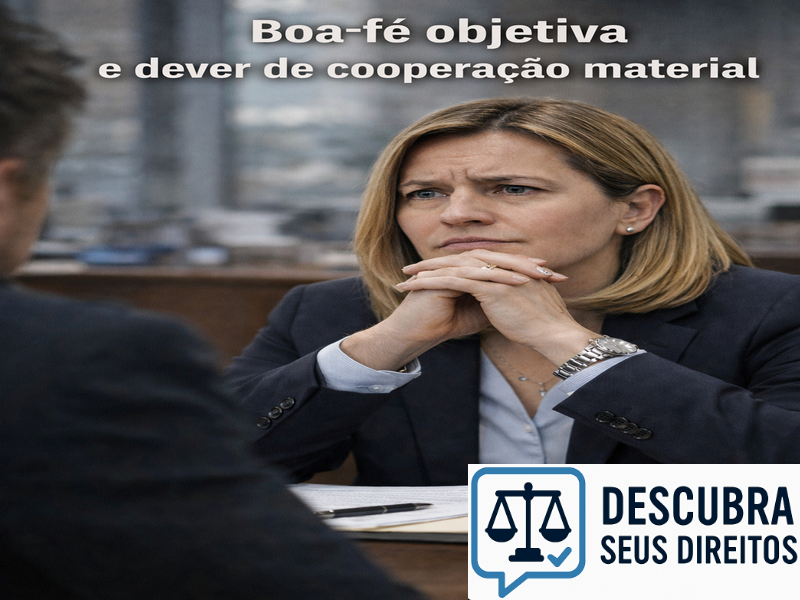 Boa-fé objetiva e dever de cooperação material
