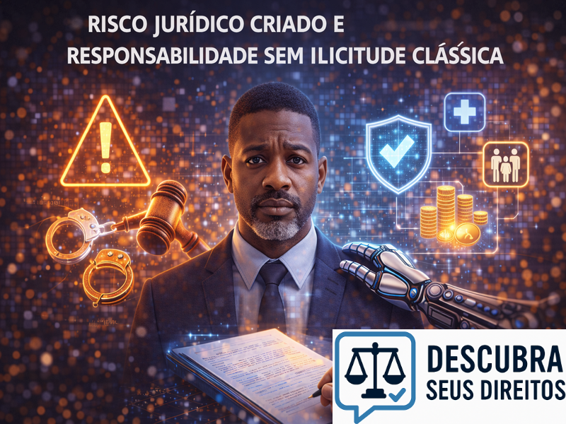 Risco jurídico criado e responsabilidade sem ilicitude clássica