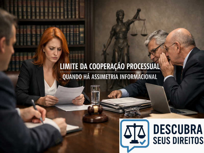 Limites da cooperação processual quando há assimetria informacional