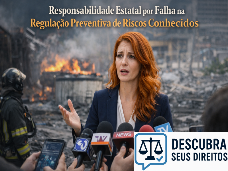 Responsabilidade estatal por falha na regulação preventiva de riscos conhecidos