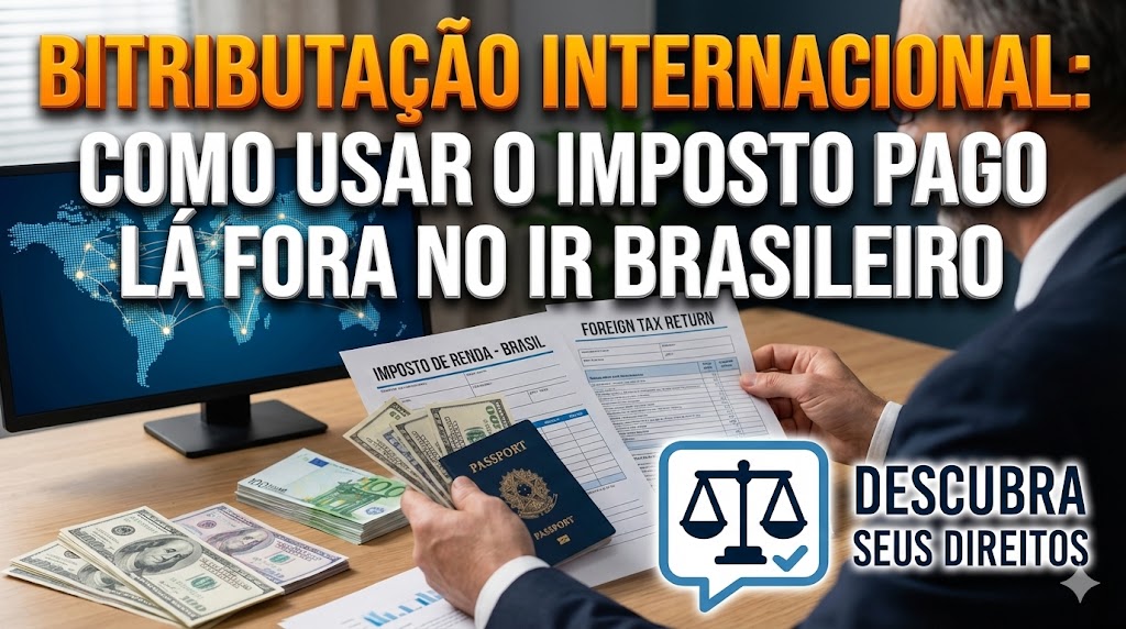 Bitributação Internacional: como usar o imposto pago no exterior para abater no IR brasileiro
