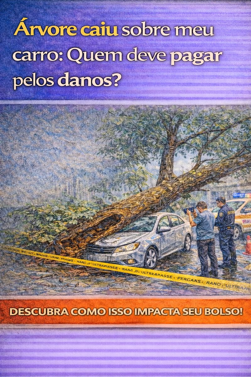 Árvore de Rua caiu no meu carro: Quem deve indenizar?